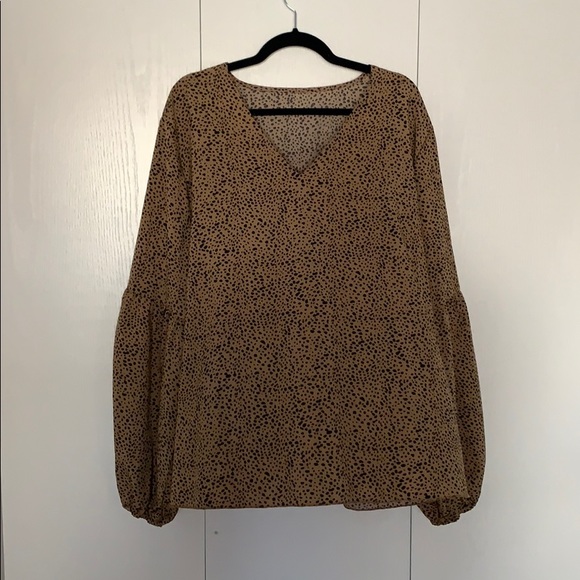 Tops - Leopard Print Blouse